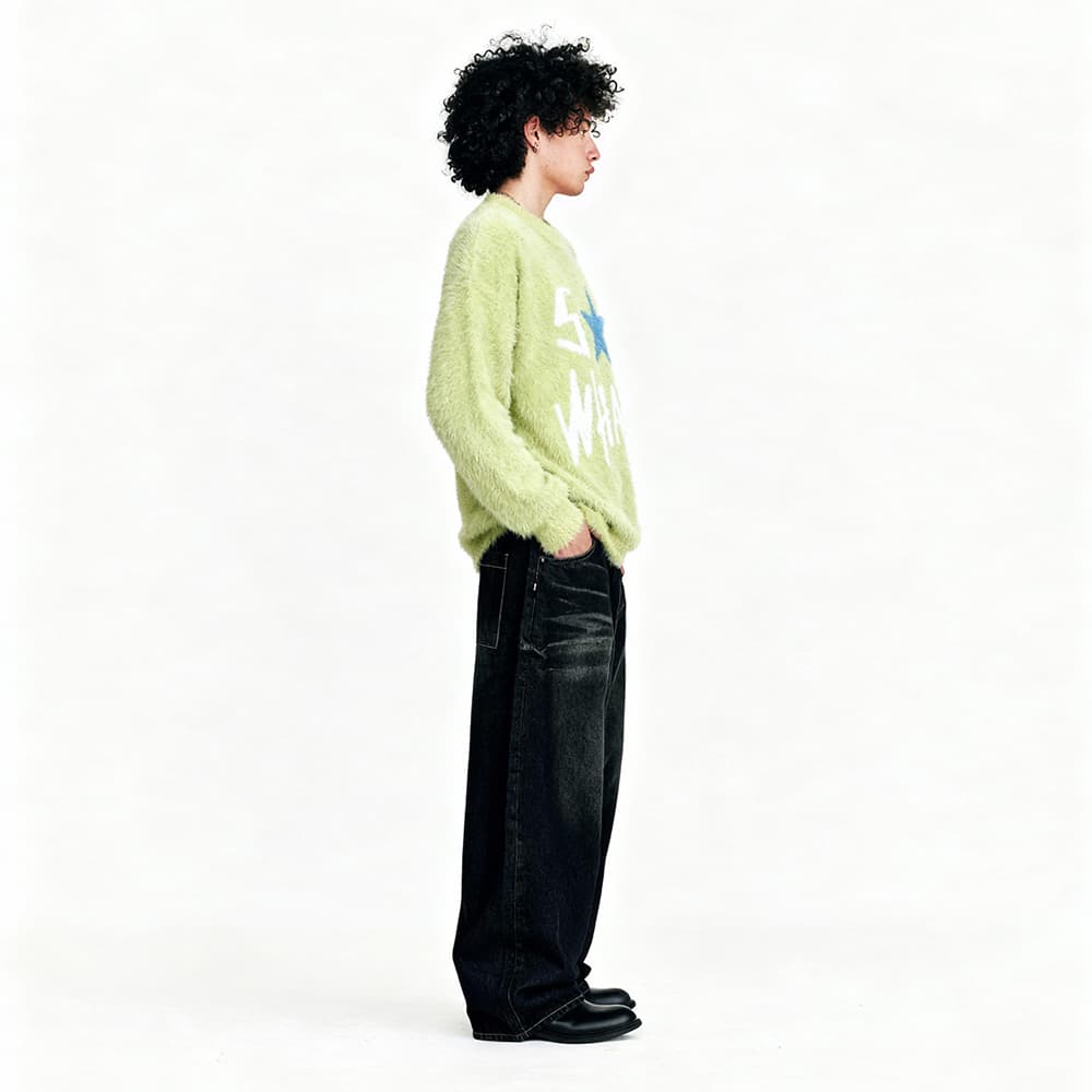 [SSERPE] SO WHAT HAIRY KNIT SWEATER 7