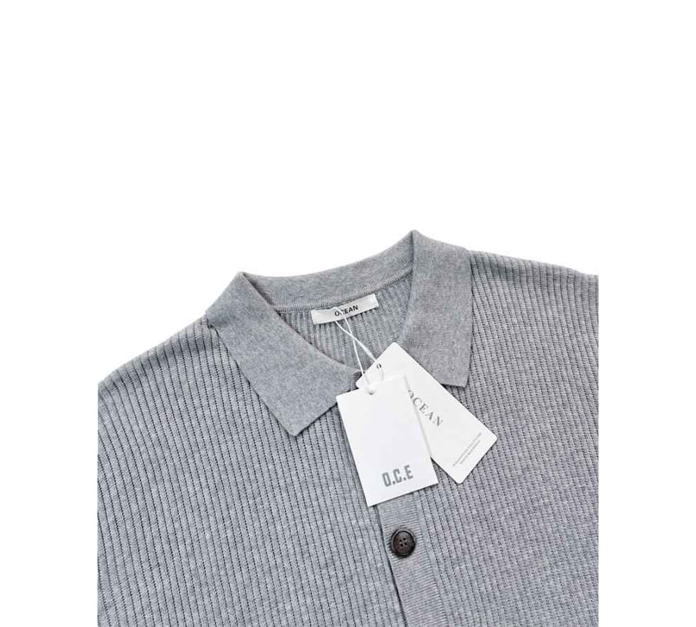 [OCEAN]Taylor Collar Short Sleeve Cardigan 6