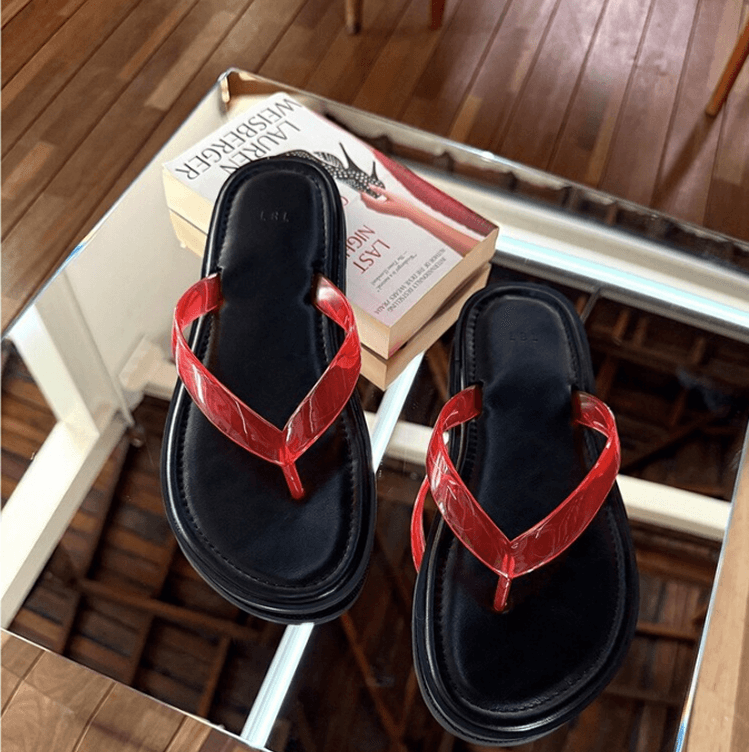 [BROWN PAPER] B6272 Jelly Slippers Sandals 2