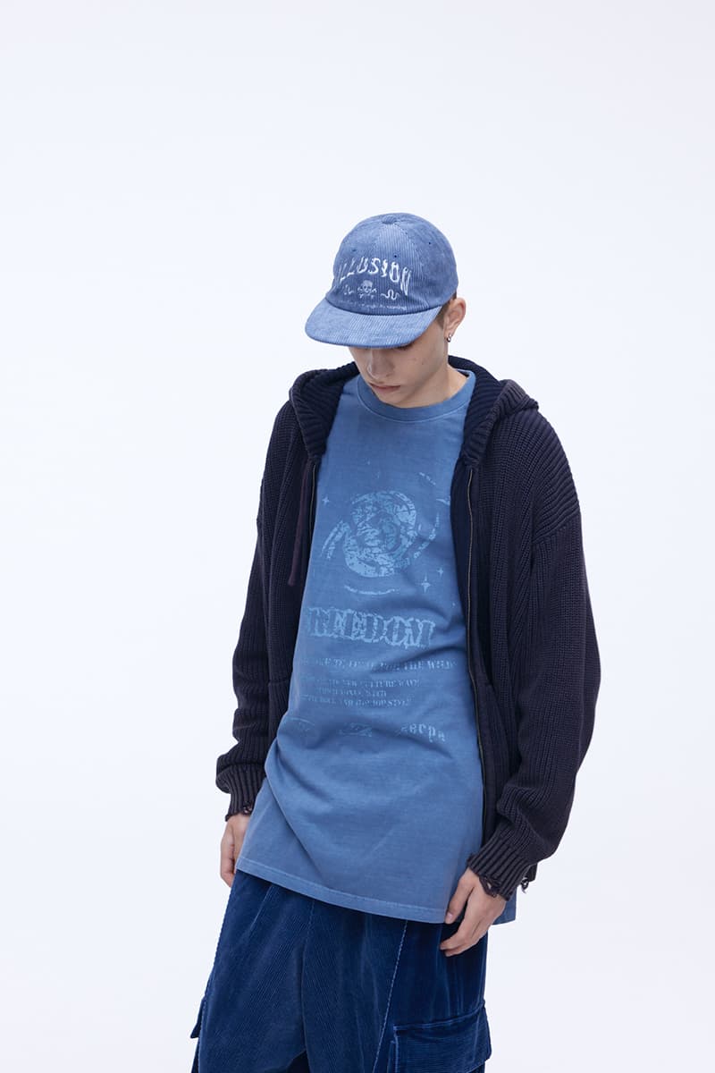 [SSERPE] DESTROYED COTTON   KNIT HOODIE ZIP UP 4