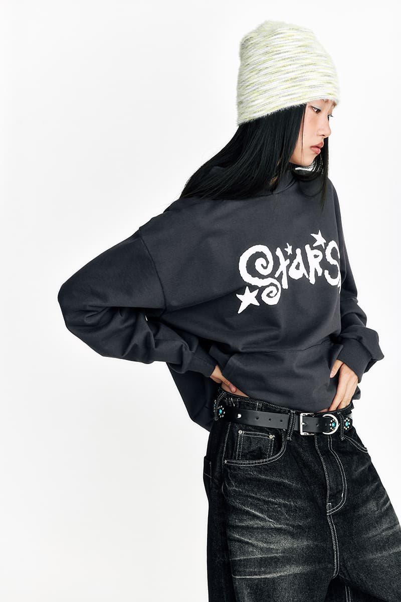 [SSERPE] STAR EMBOSSED HOODIE 6