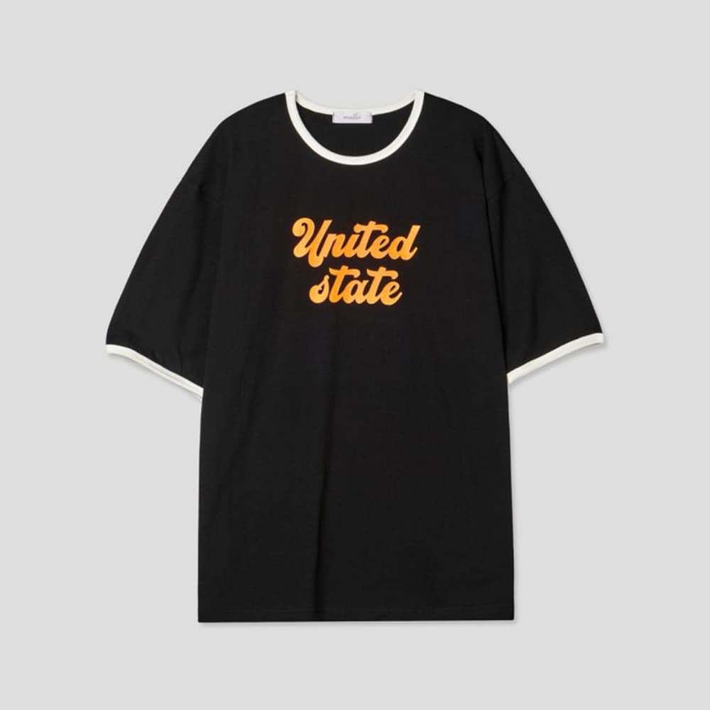 [MULLO] Color Matching Ringer Short Sleeve T-Shirt 2