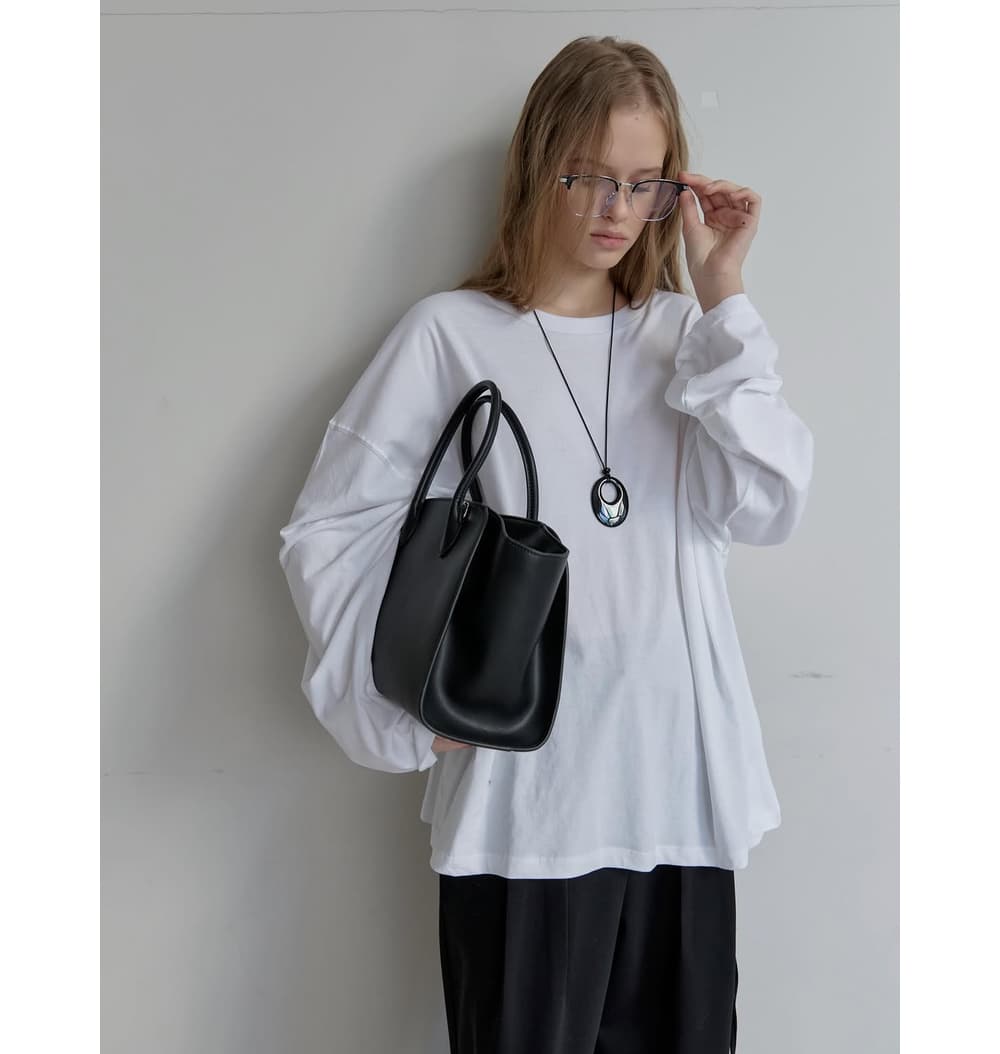 [CEST LA VIE] Neutral Cotton Loose T-Shirt 5