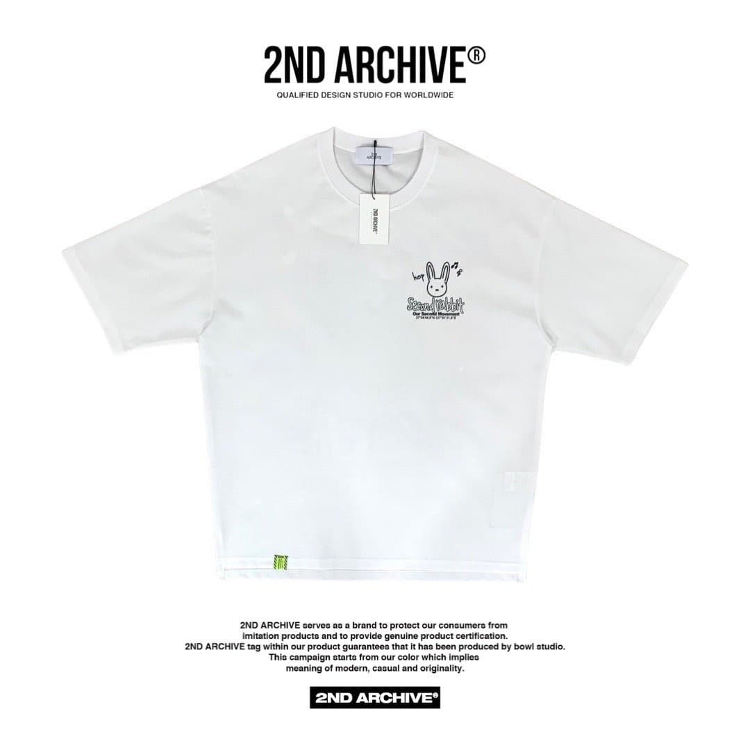 Same-day shipping [2ND ARCHIVE] Balloon Reflective Rabbit Short Sleeve T-Shirt 2