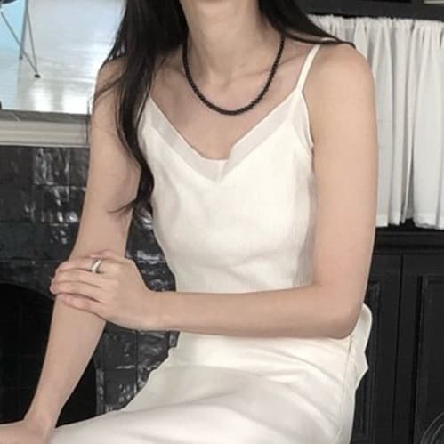[LE BUTTER] Frill Layered Tank Top 1