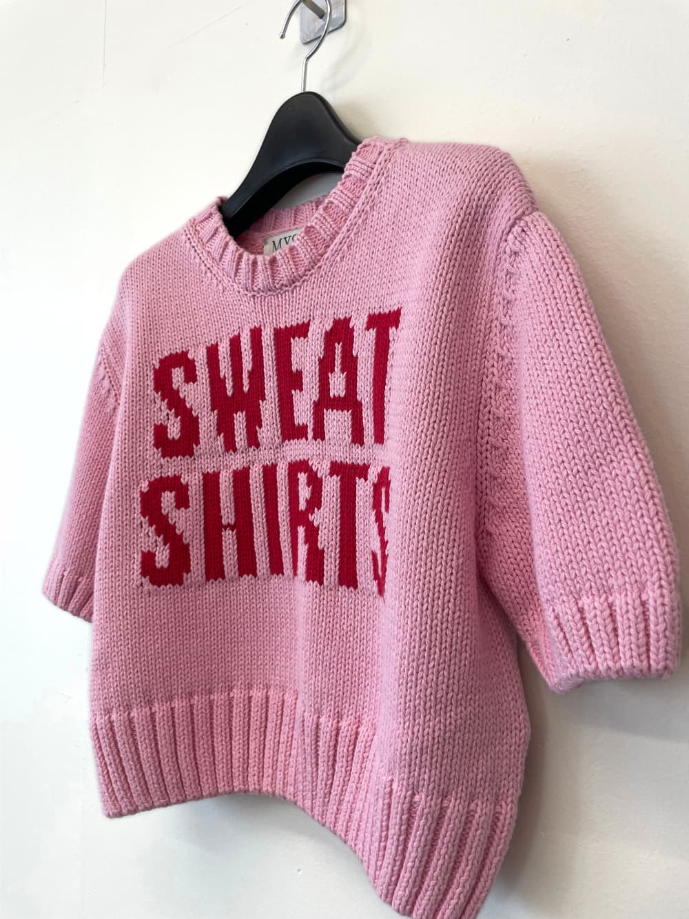 [UNANSWERED MYSTERY] Lettering Knit Pink 6