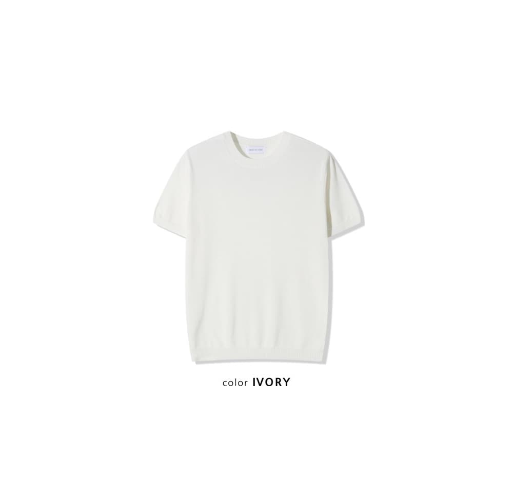 [OCEAN] Epa Holga Round Short Sleeve Knit 7