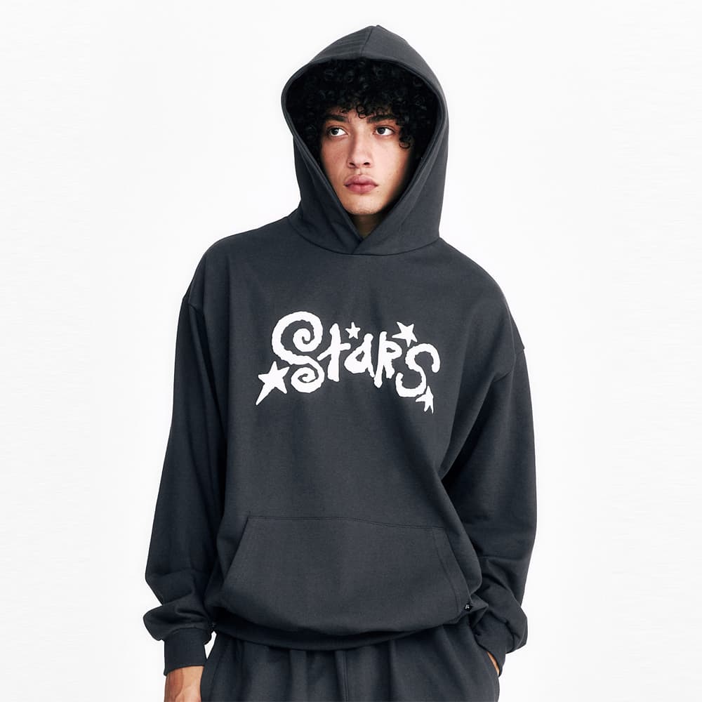 [SSERPE] STAR EMBOSSED HOODIE 2