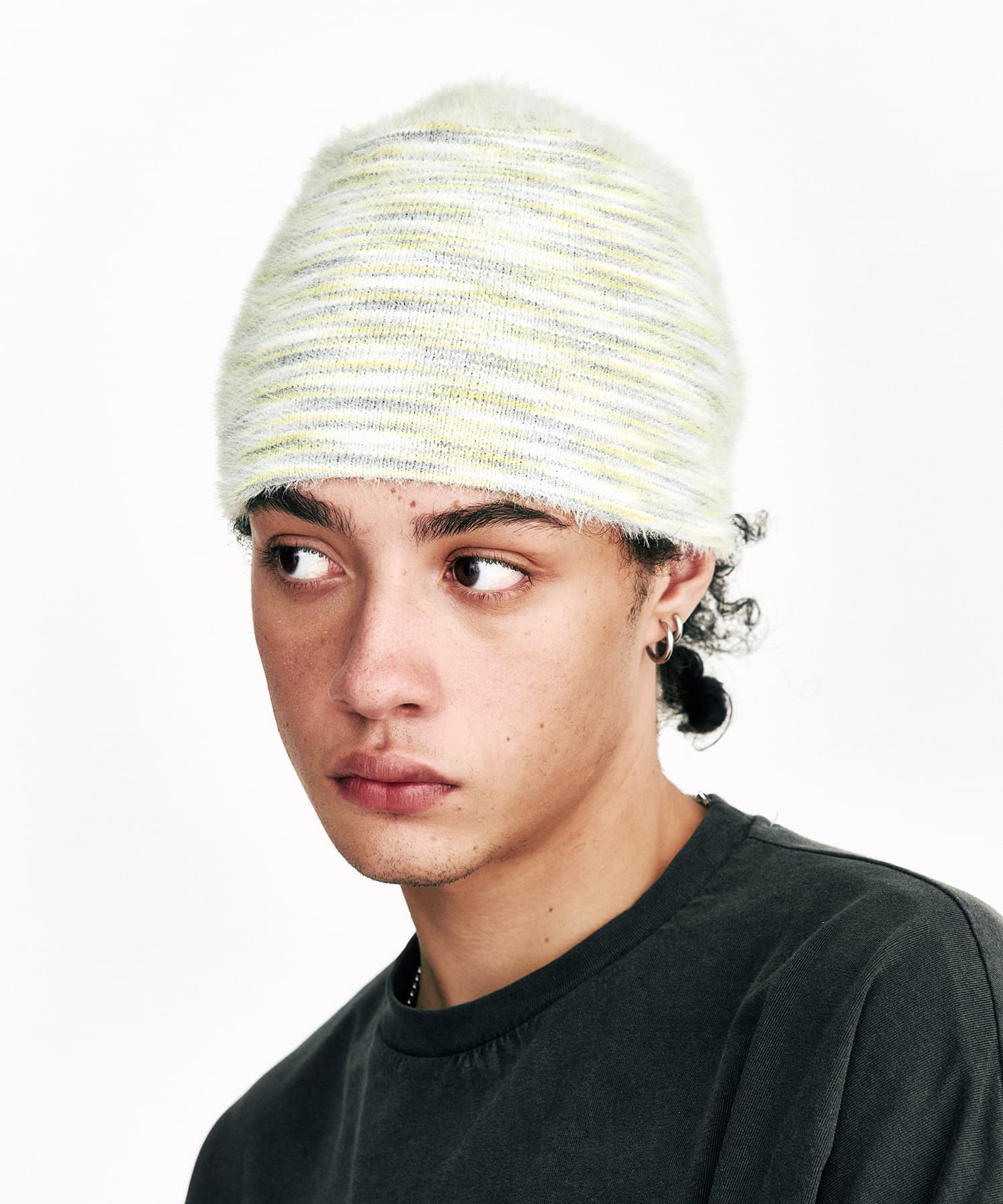 [SSERPE] SOFT HAIRY GRADATION BEANIE 3