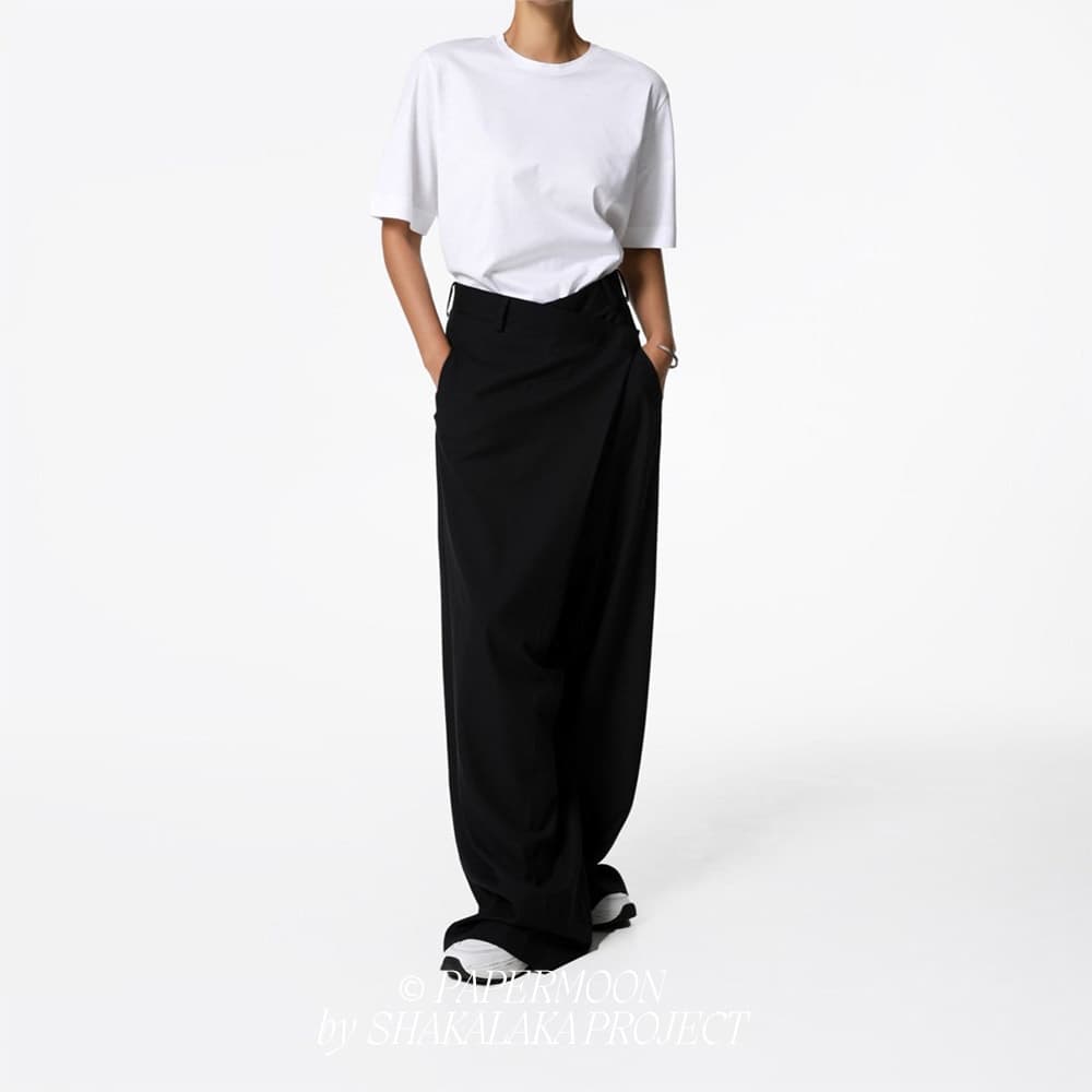[PAPER MOON] Lux Silket Basic T-Shirt White 5