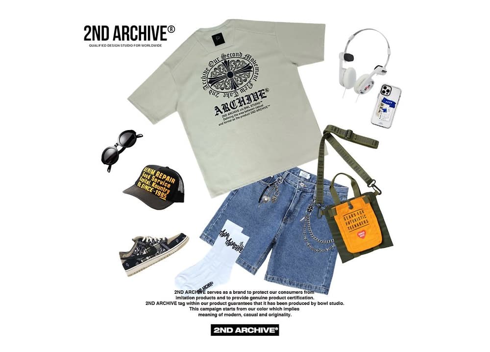 [2ND ARCHIVE] Leather Patch Cross Short Sleeve T-Shirt 5