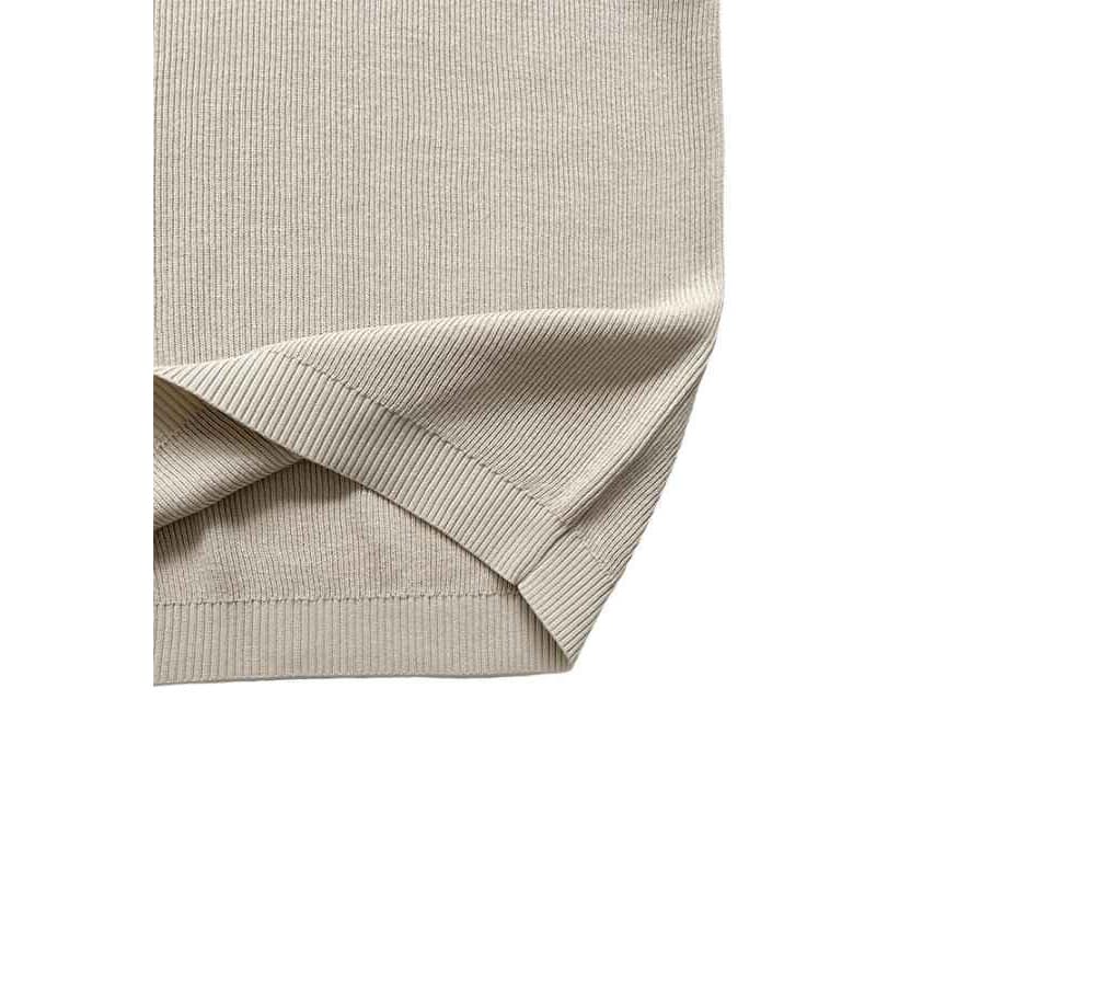 [OCEAN] Hachi Hidden Washable Collar Short Sleeve Knit 3