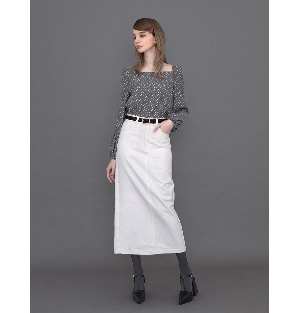 [DE PERI MERA] Nina Square-Neck Blouse 4