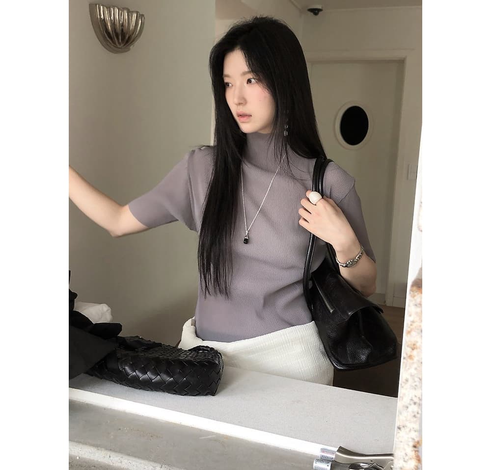 [LE BUTTER] Le Half Pleated T-Shirt 8