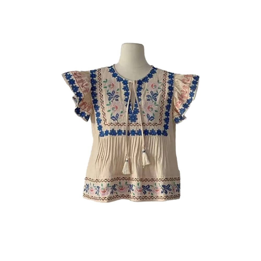 [MARIGOLD] Lula Embroidery Blouse 1