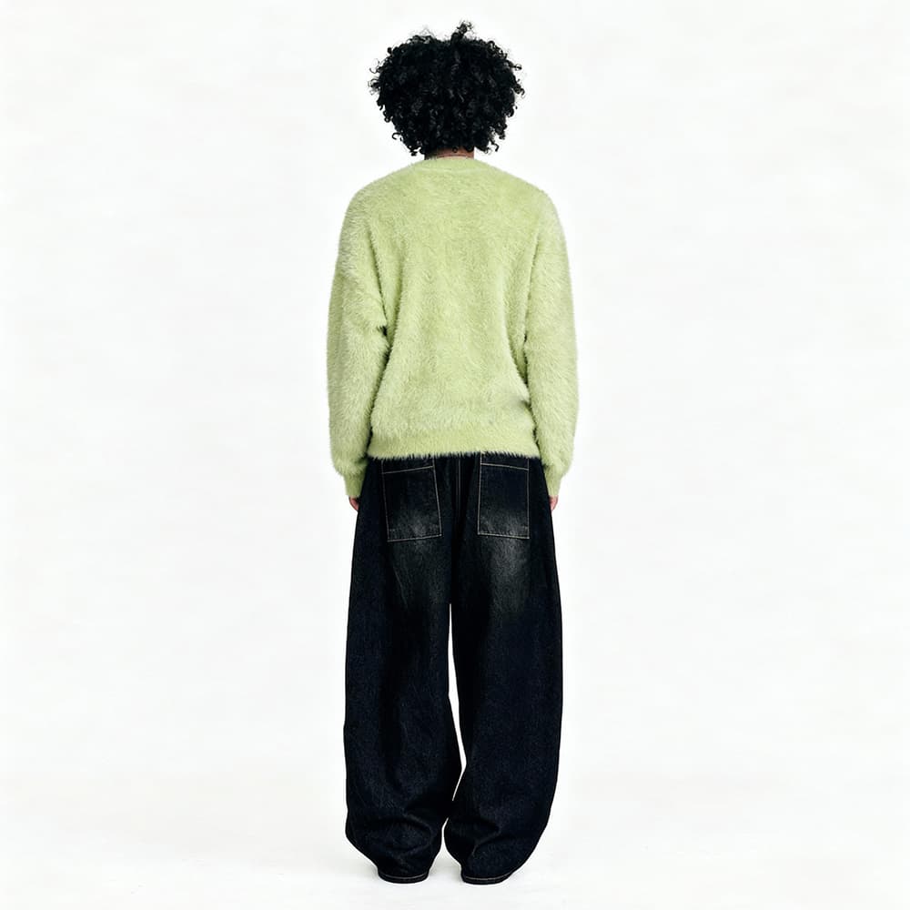 [SSERPE] SO WHAT HAIRY KNIT SWEATER 6