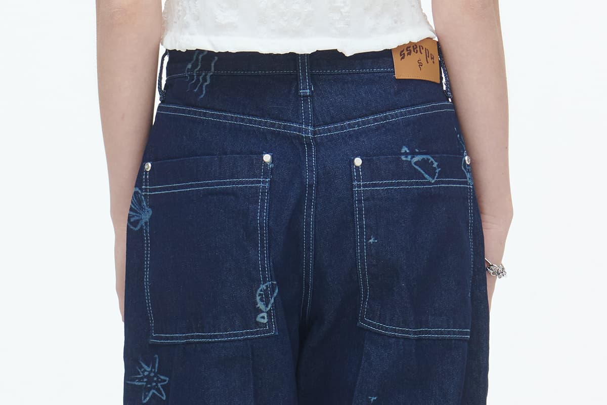 [SSERPE] JEJU BEACH DENIM PANTS 9