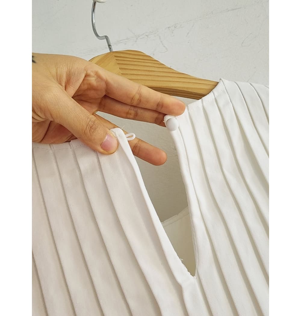 [MARIGOLD] Pintuck Hul Sleeveless Top 4