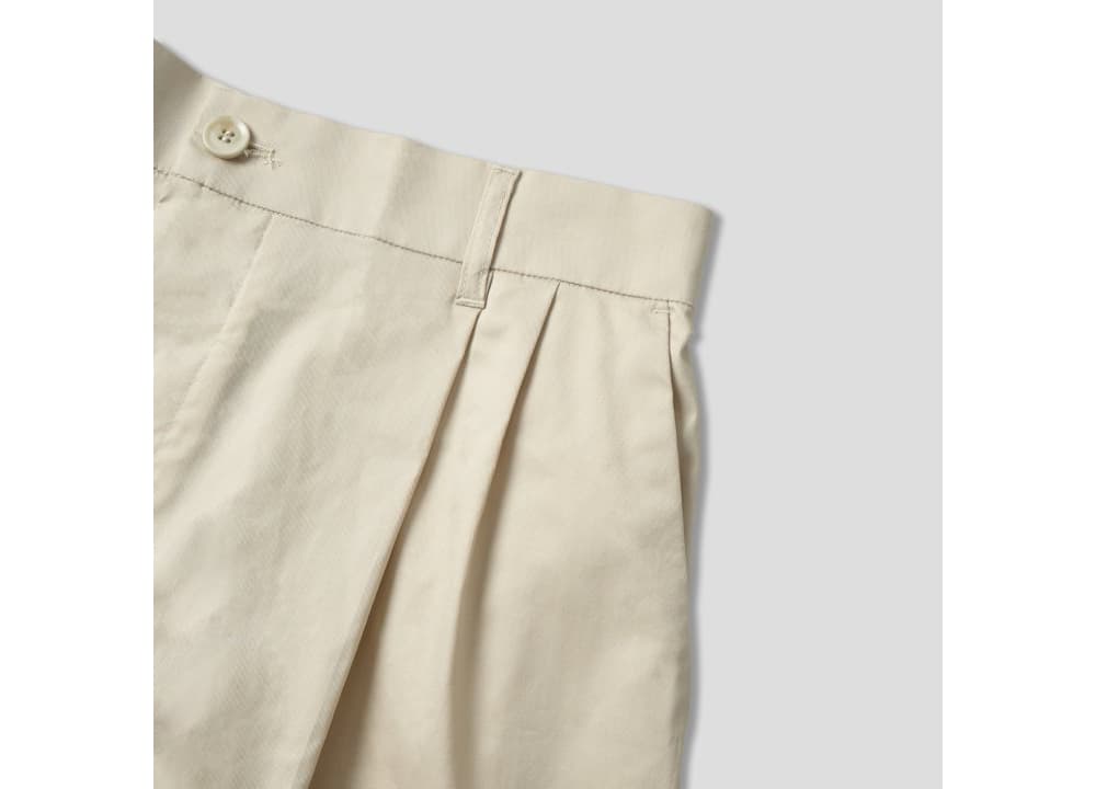 [GENTLE COVER] Dose Two-Tuck Half Pants 6