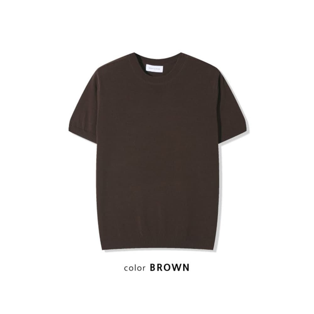 [OCEAN] Epa Holga Round Short Sleeve Knit 3