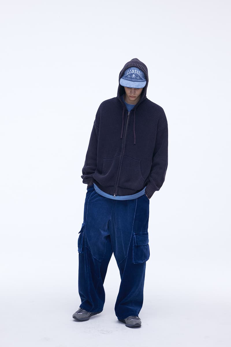 [SSERPE] DESTROYED COTTON   KNIT HOODIE ZIP UP 3