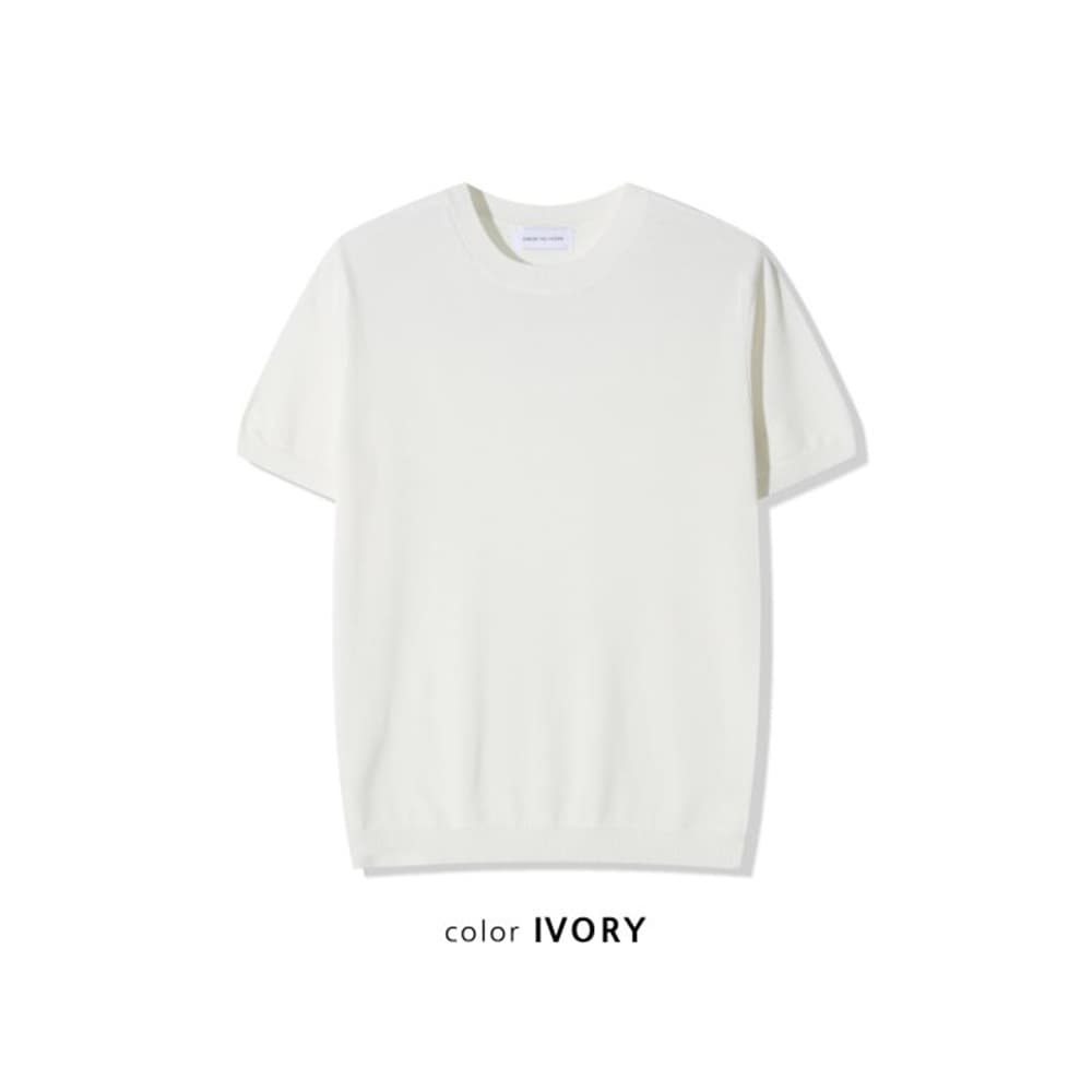 [OCEAN] Epa Holga Round Short Sleeve Knit 5