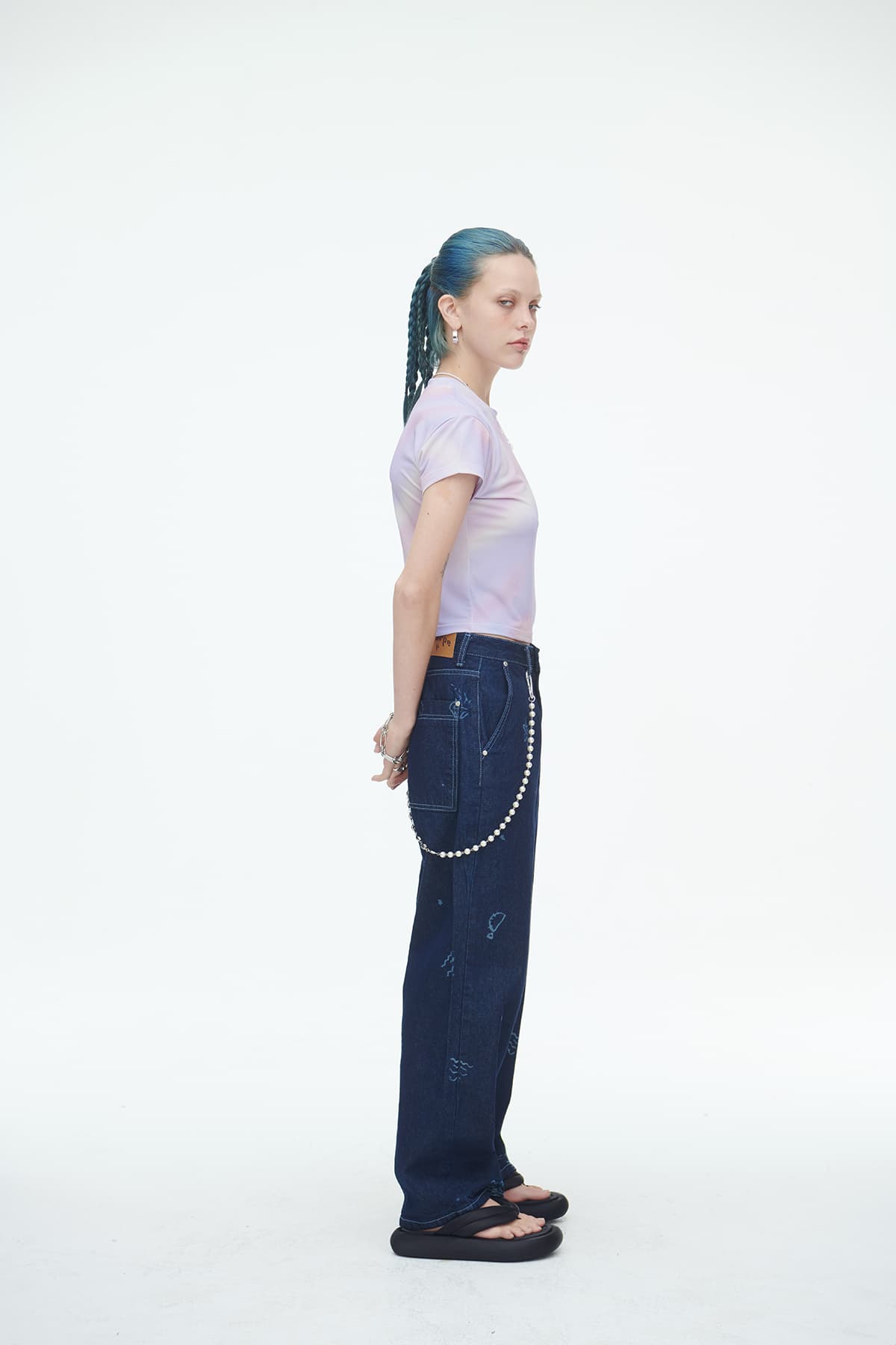 [SSERPE] JEJU BEACH DENIM PANTS 4