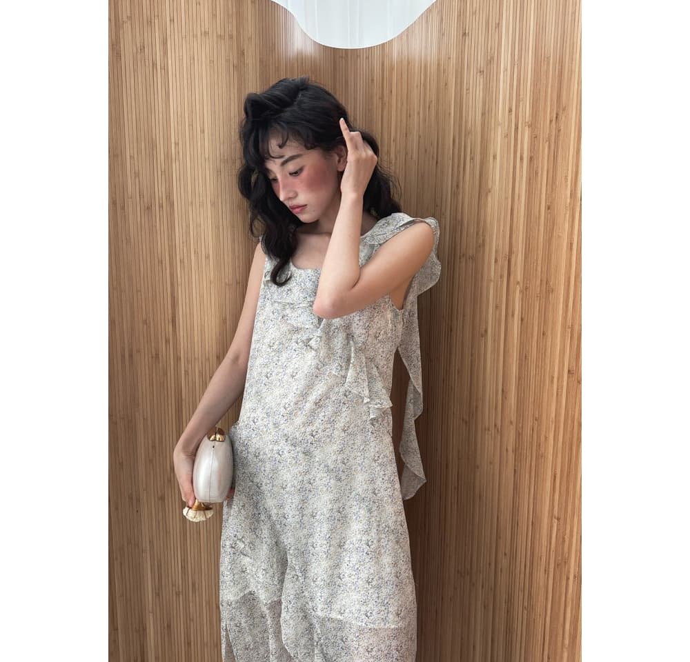 [FOUNDATION] Emma Lovely Flower Chiffon Dress 8