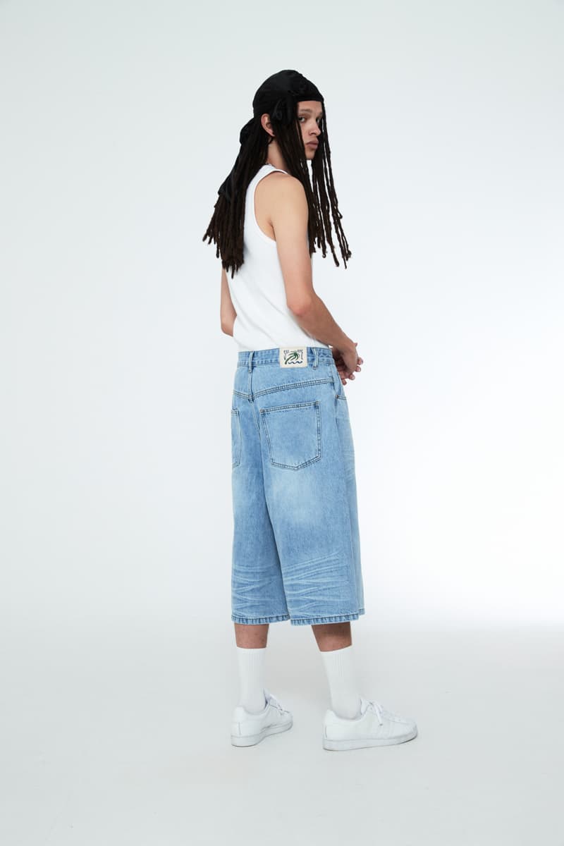 [SSERPE] SNAKE BERMUDA DENIM PANTS 4