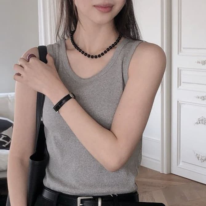 [LE BUTTER] Moh Tank Top