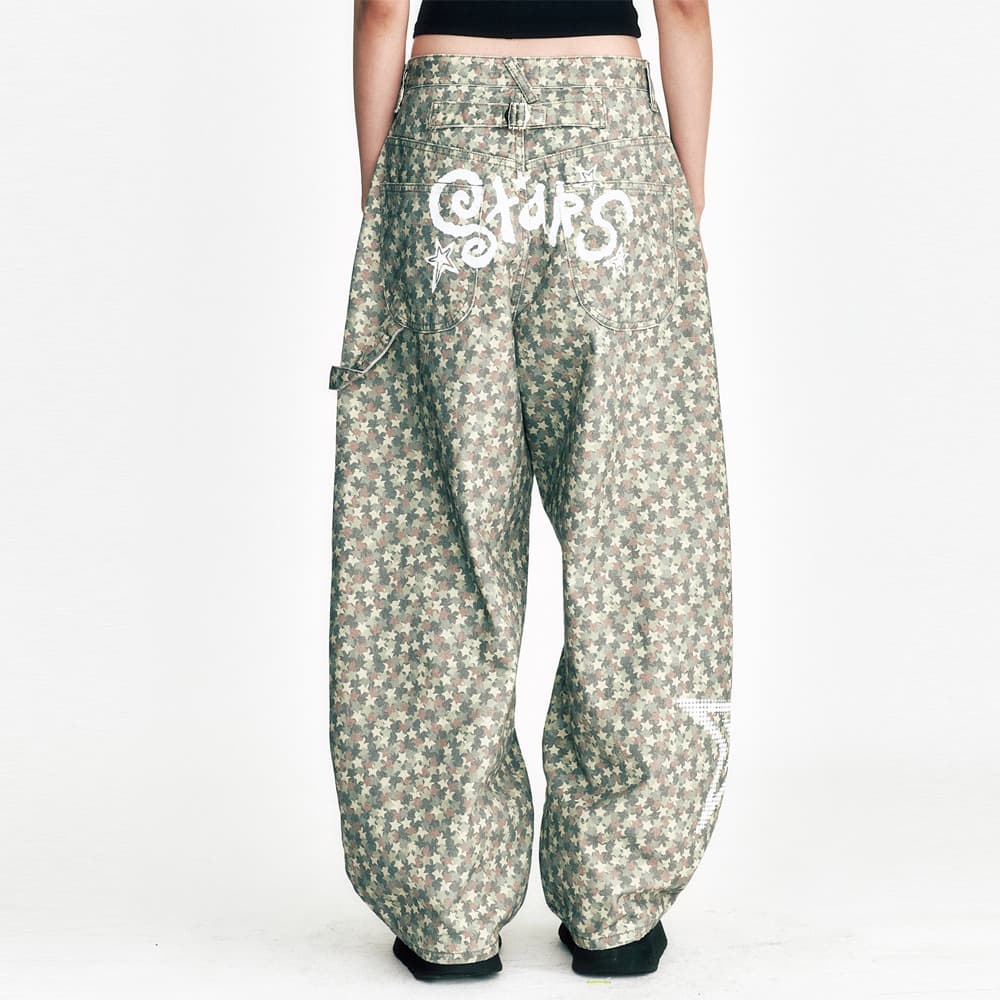 [SSERPE] STARS CAMOUFLAGE COTTON PANTS 1