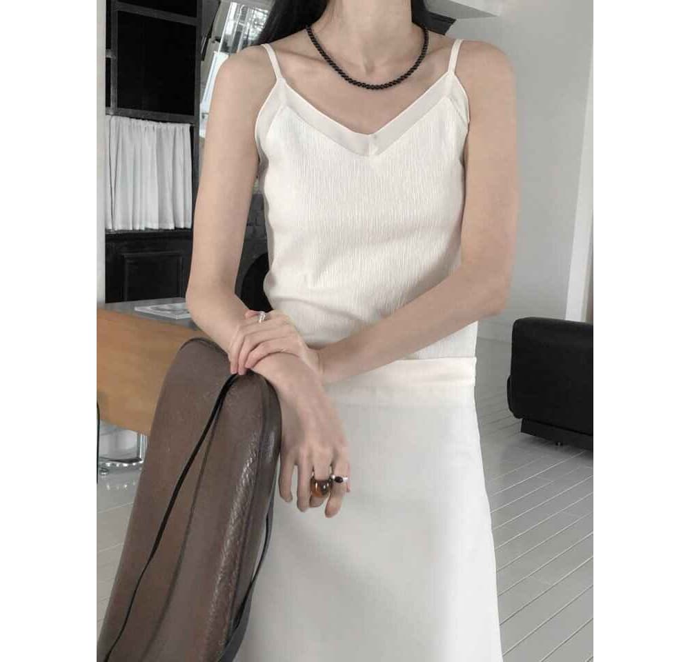 [LE BUTTER] Frill Layered Tank Top 3