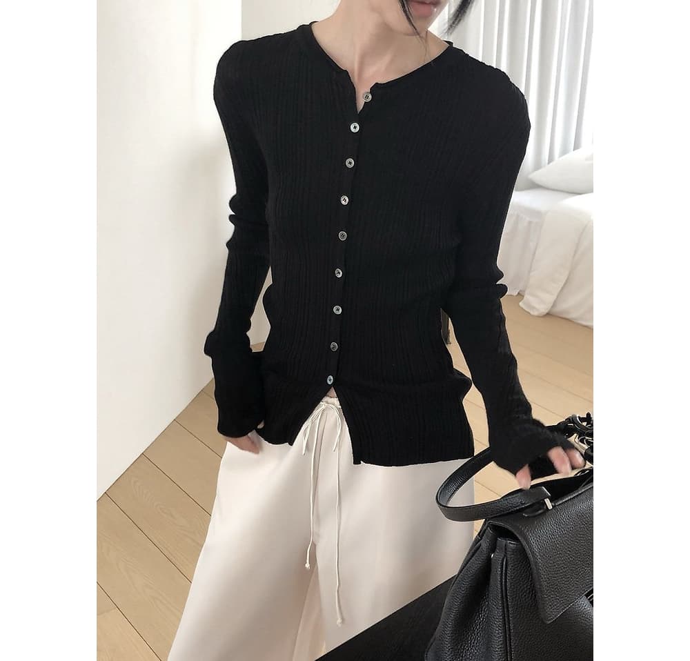[LE BUTTER] Summer Pleated Cardigan 2