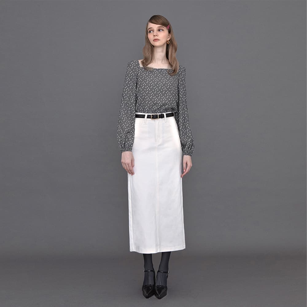 [DE PERI MERA] Nina Square-Neck Blouse 7