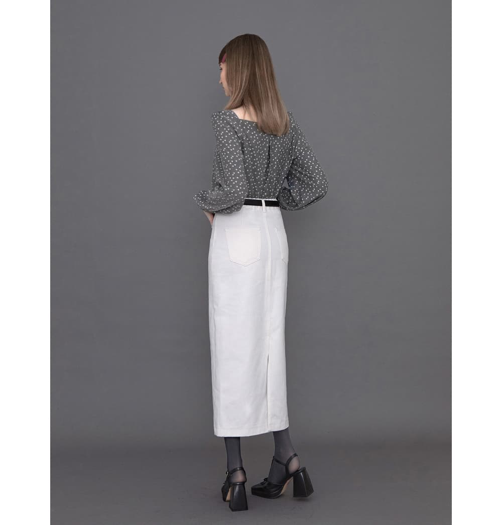 [DE PERI MERA] Nina Square-Neck Blouse 3