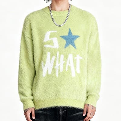 [SSERPE] SO WHAT HAIRY KNIT SWEATER 1