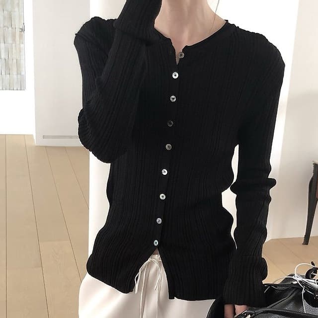 [LE BUTTER] Summer Pleated Cardigan 1
