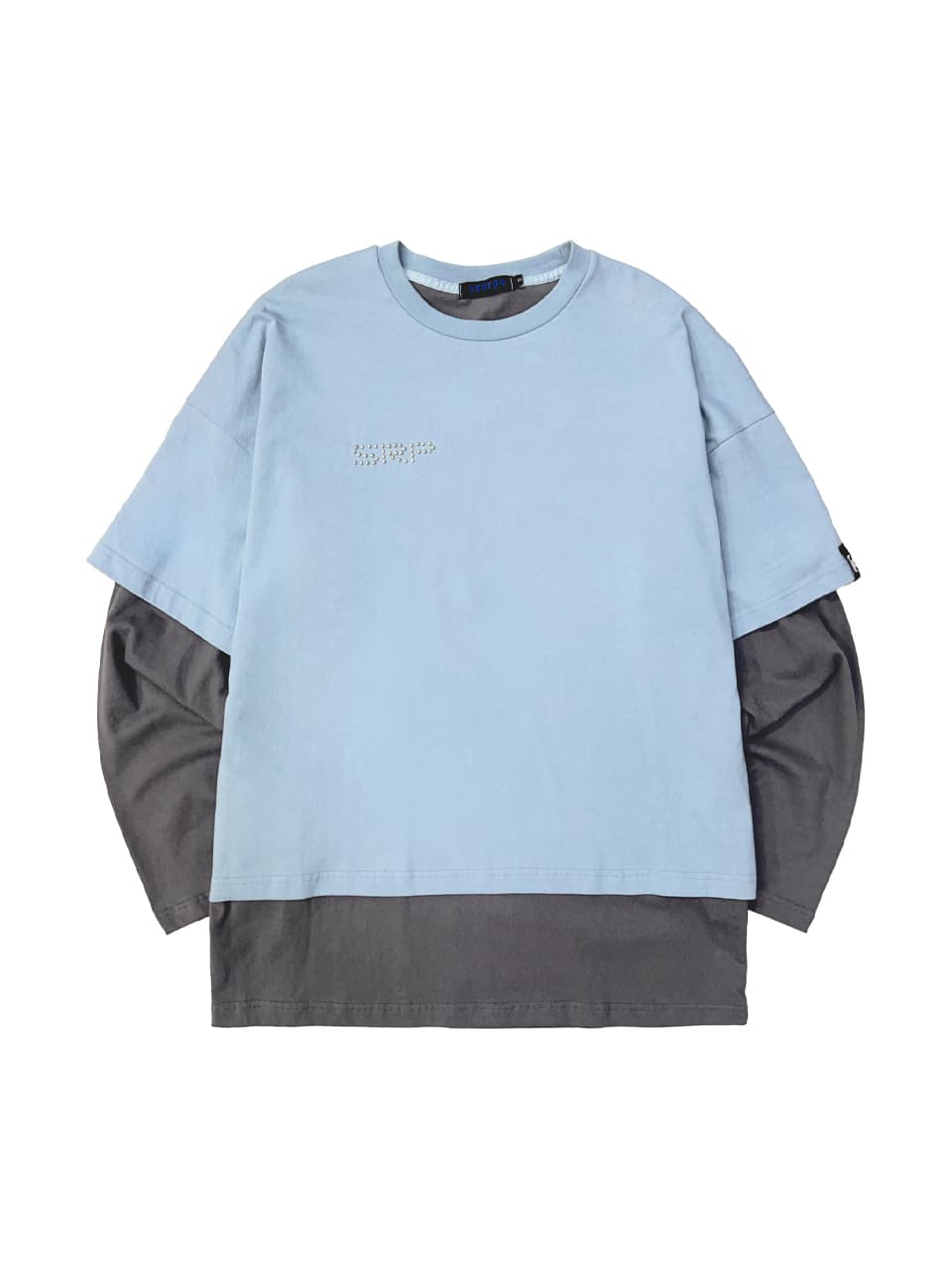 [SSERPE] FLAME STAR LAYERED LONG SLEEVE T PIGMENT 9