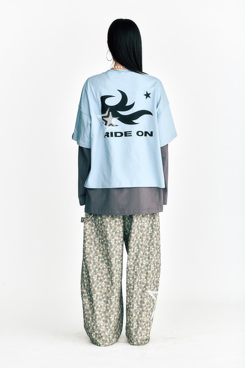 [SSERPE] FLAME STAR LAYERED LONG SLEEVE T PIGMENT 3