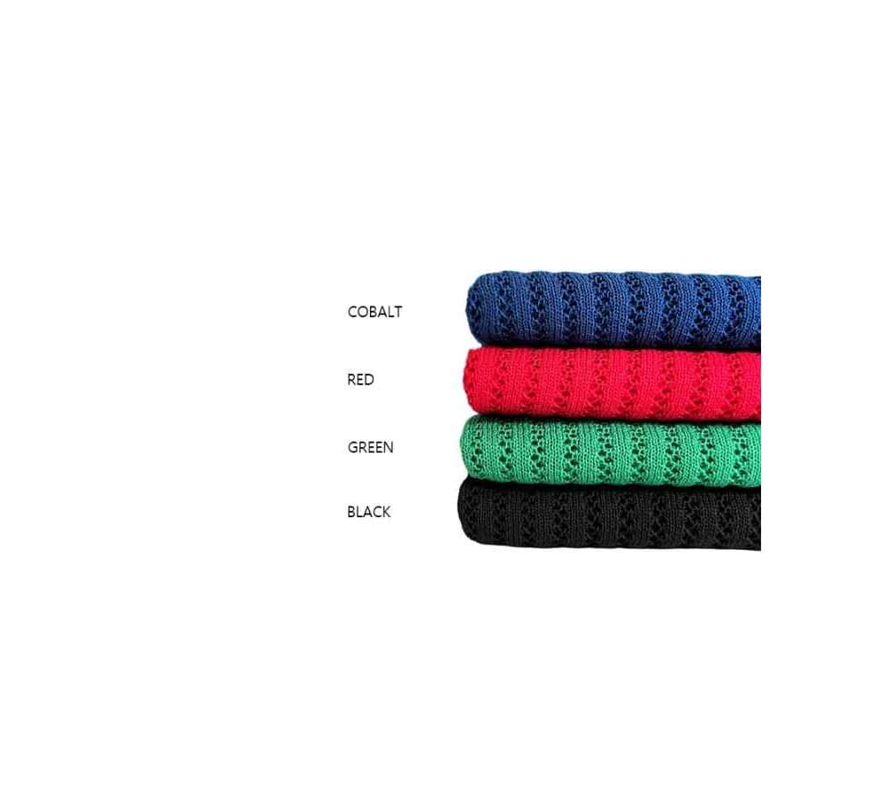 [OCEAN] Elaine Linen Washable Collar Short Sleeve Knit 8