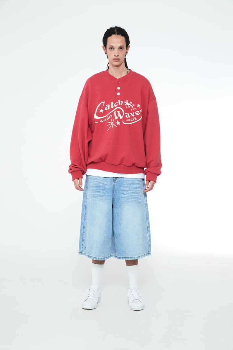 [SSERPE] SNAKE BERMUDA DENIM PANTS 5