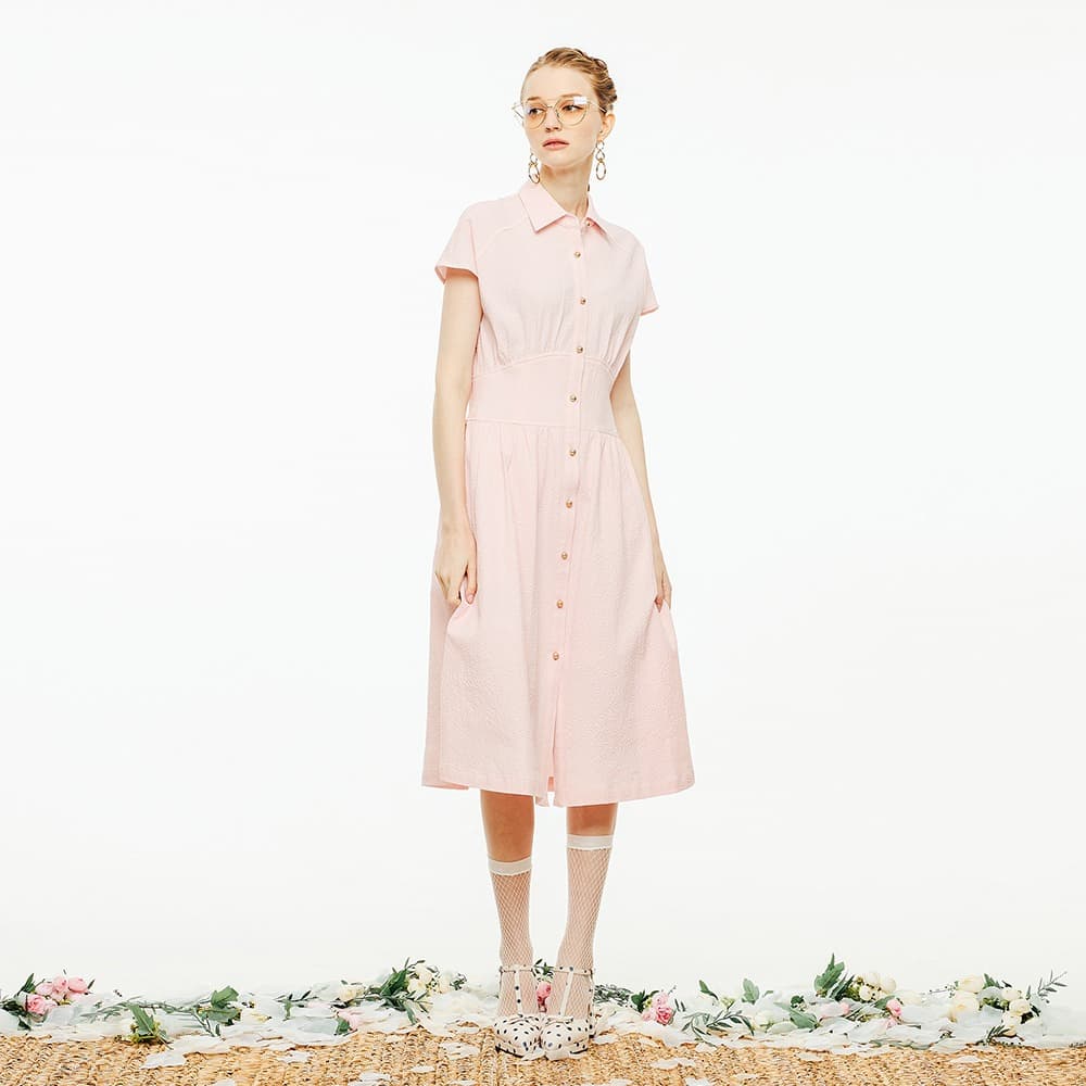 [DE PERI MERA] Veronica Seersucker Dress 10