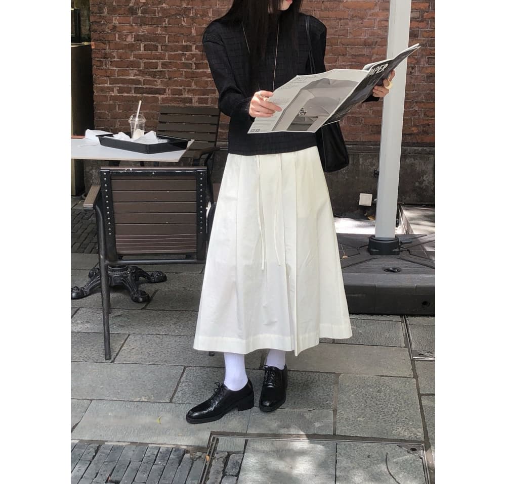 [LE BUTTER] Ber Pleated T-Shirt 3