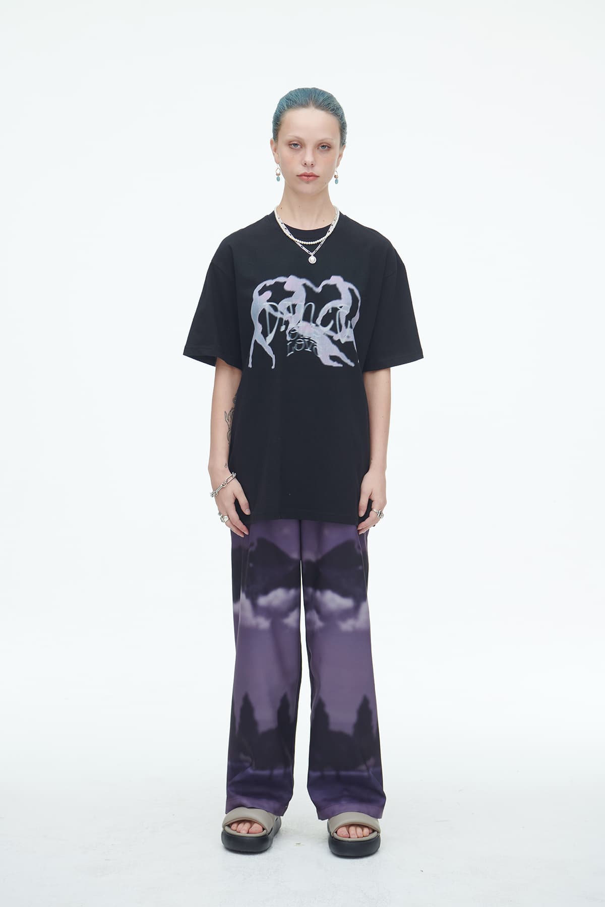 [SSERPE] PURPLE WIND FLOW PANTS 4