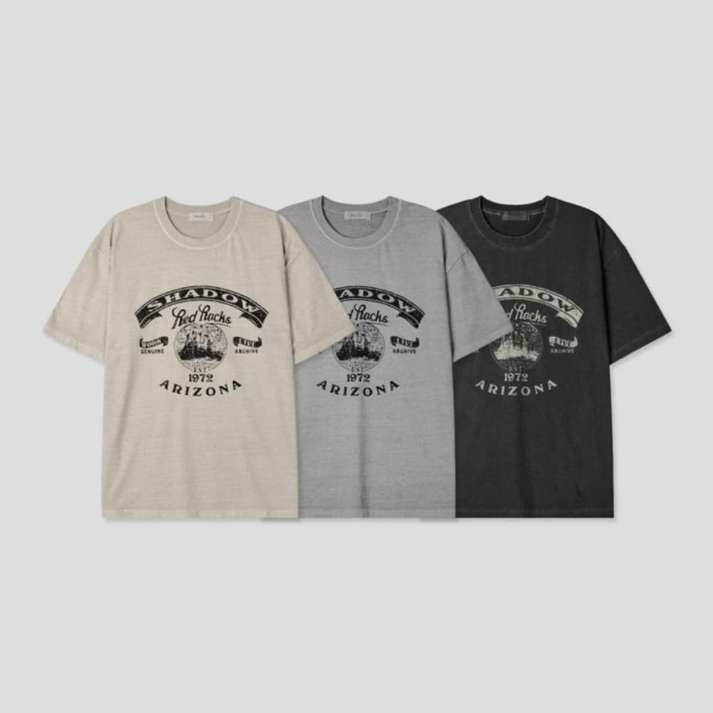 [MULLO] Shadow Pigment Short Sleeve T-Shirt 7
