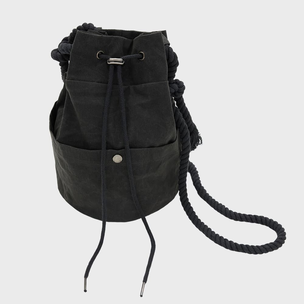 [SSERPE] WAXED COTTON HIPPIE BAG 10