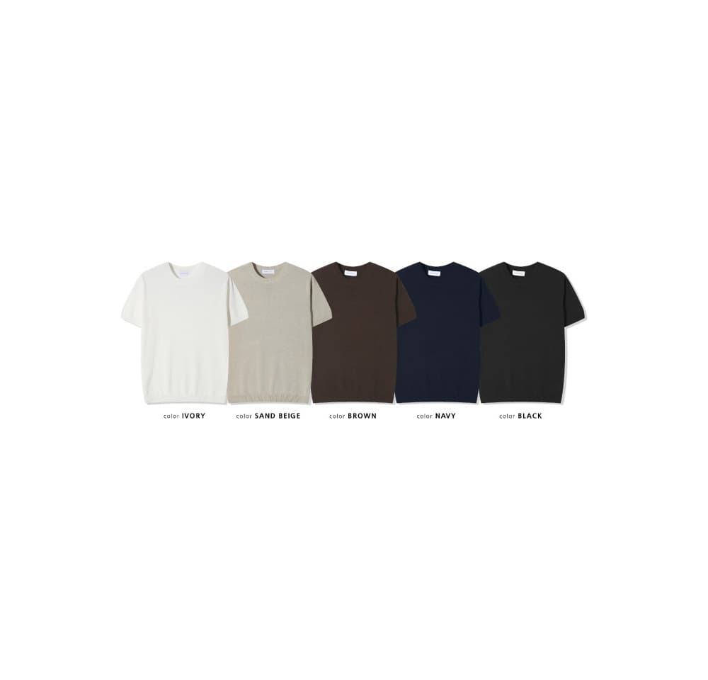 [OCEAN] Epa Holga Round Short Sleeve Knit 8