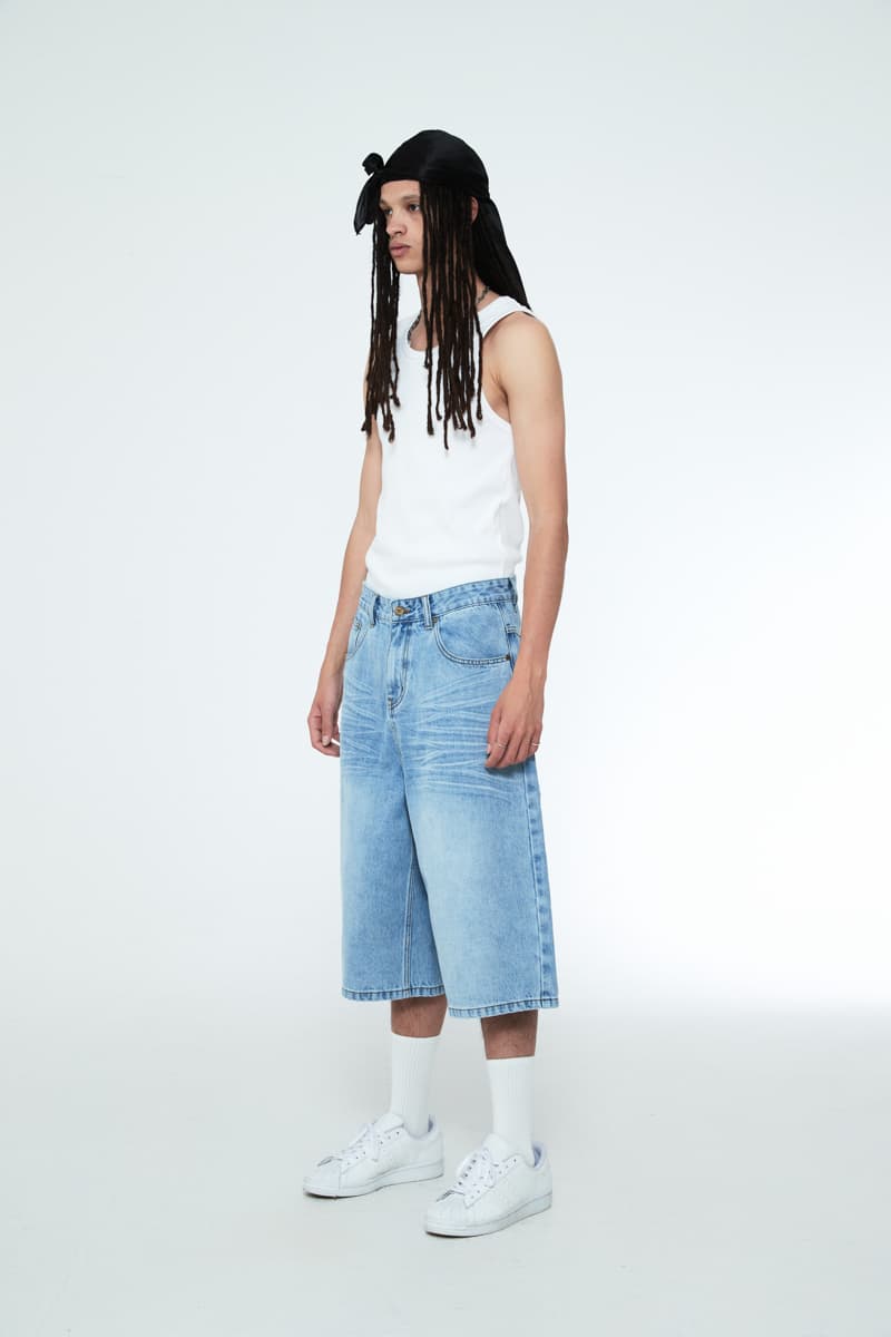 [SSERPE] SNAKE BERMUDA DENIM PANTS 2