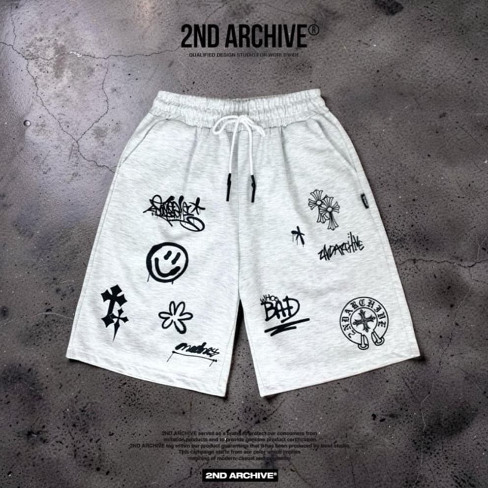 [2ND ARCHIVE] Graffiti Cross Shorts 1
