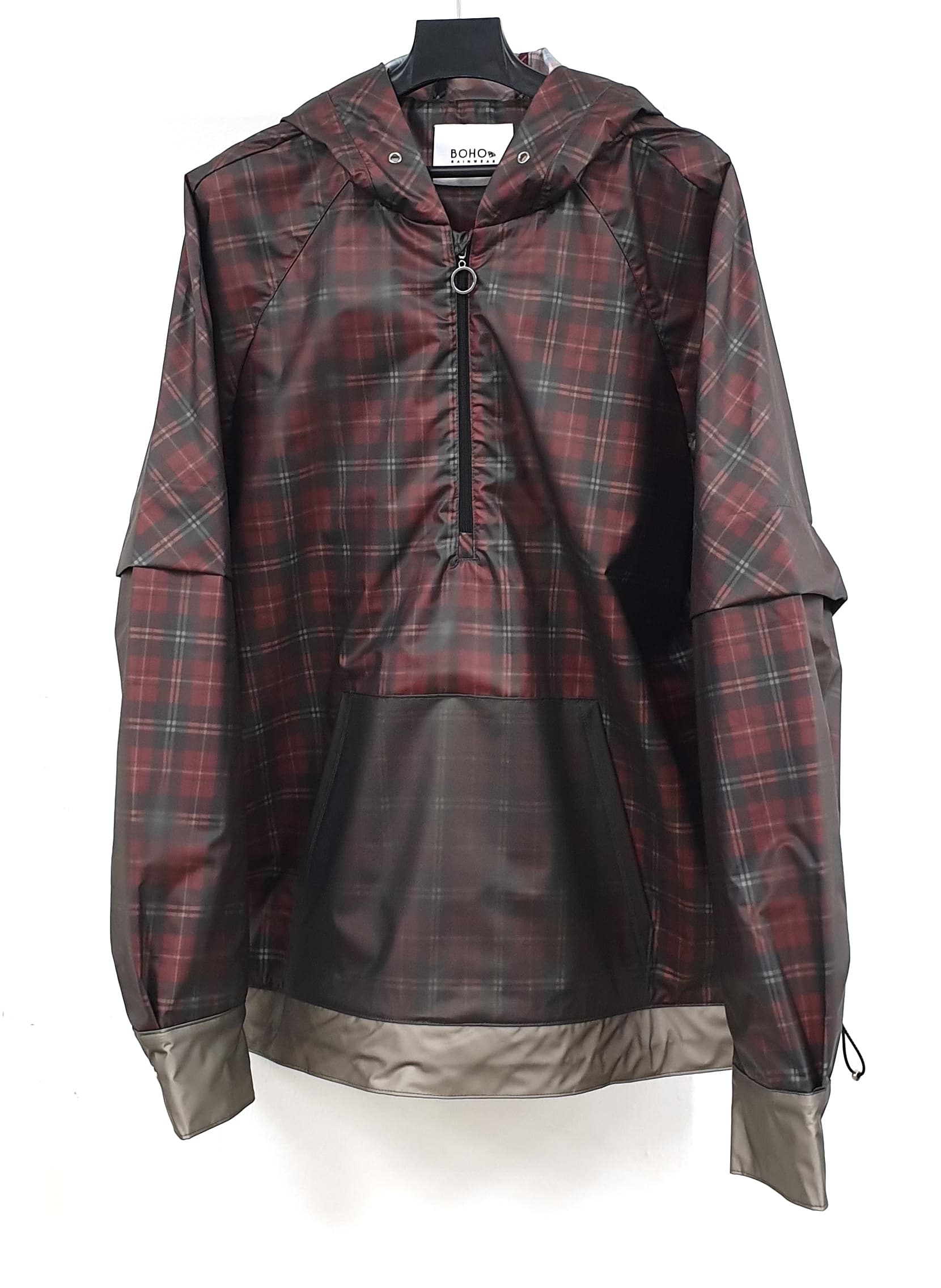 [BOHO] Rainwear Short Top BLACK 2